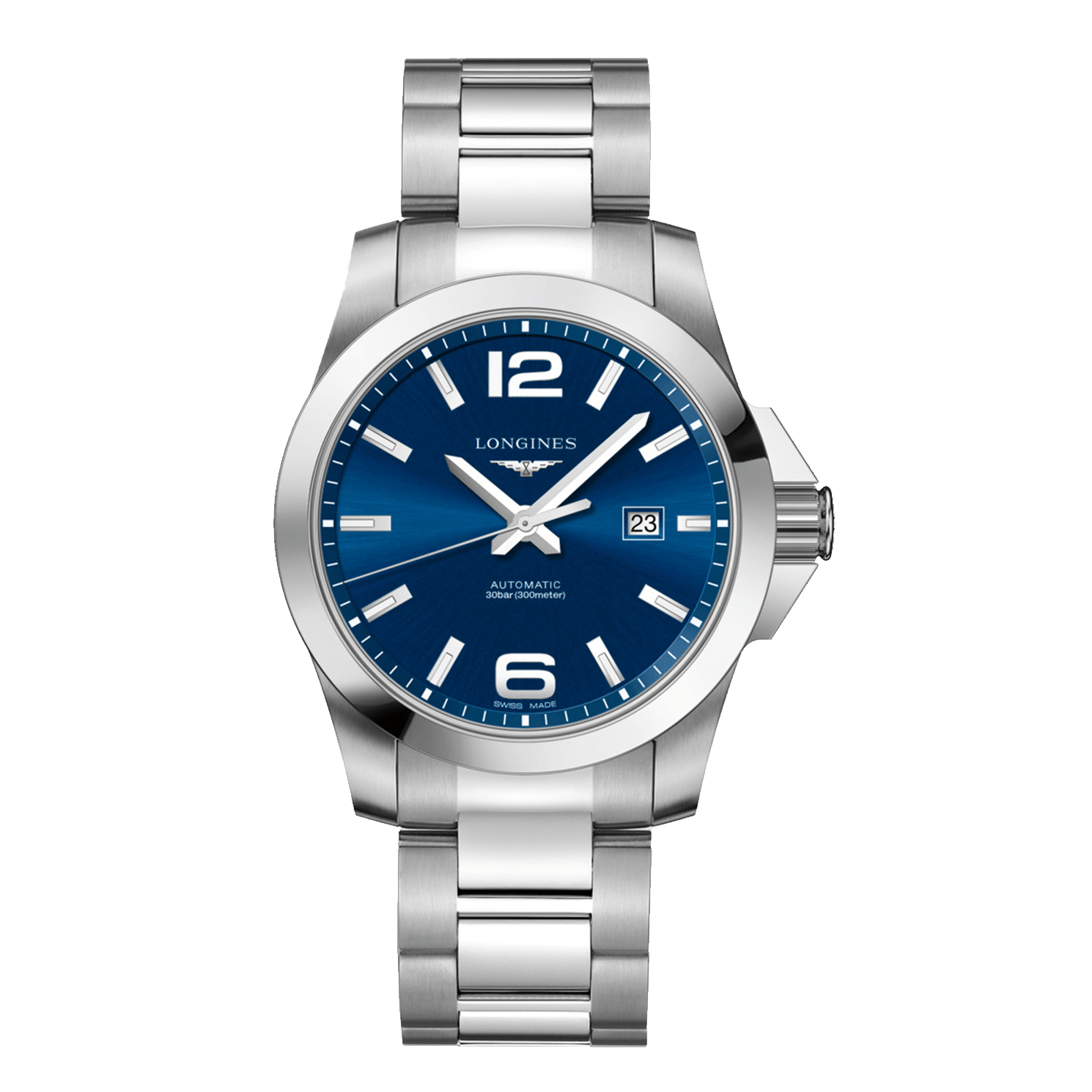 Longines Conquest Blue Dial Automatic Men's Watch 43mm L3.778.4.96.6 ...