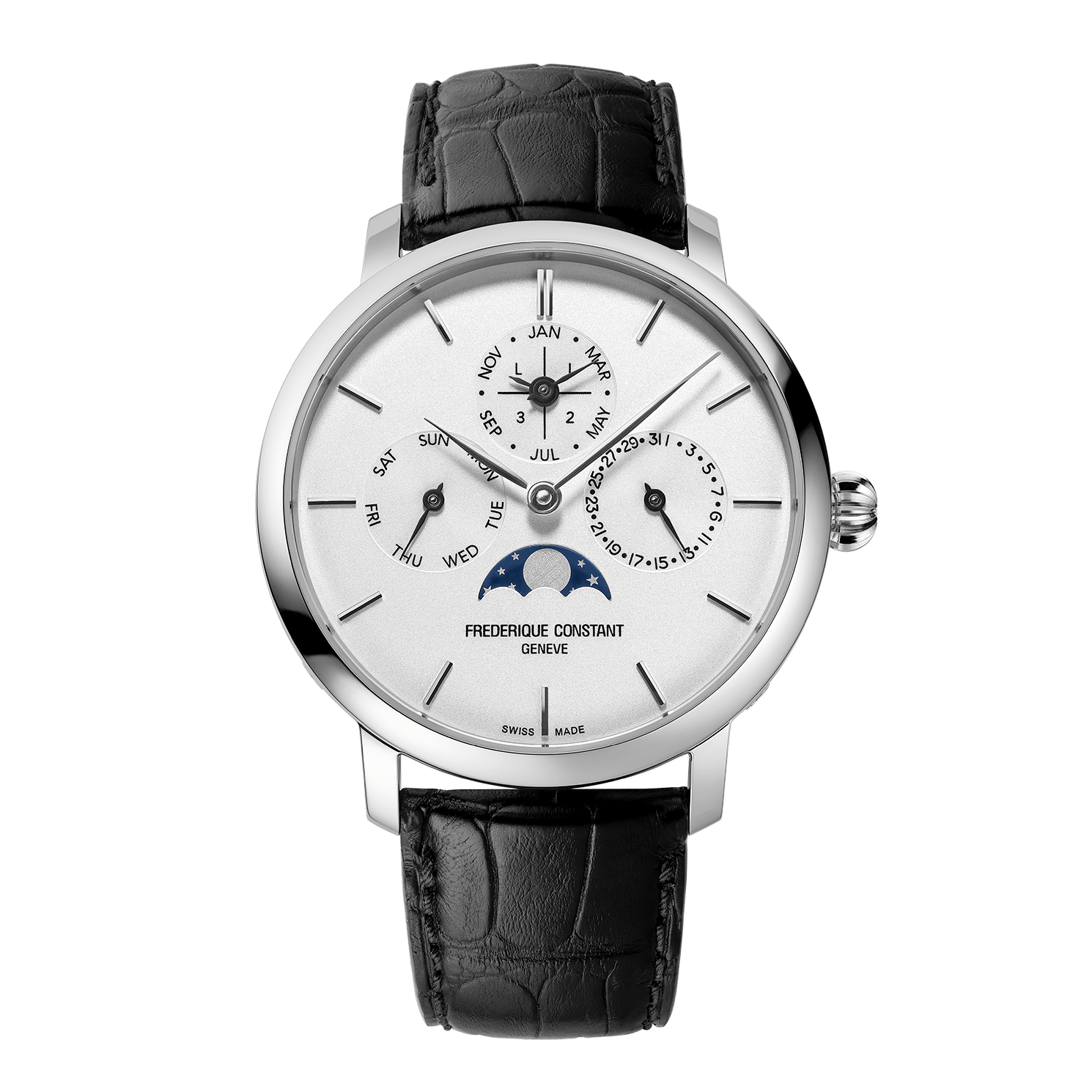 Frederique Constant Slimline Perpetual Calendar 42 FC 775S4S6 