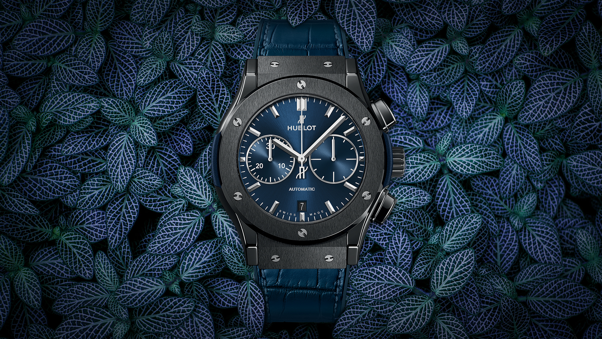 Hublot Classic Fusion Ceramic Blue Chronograph 45