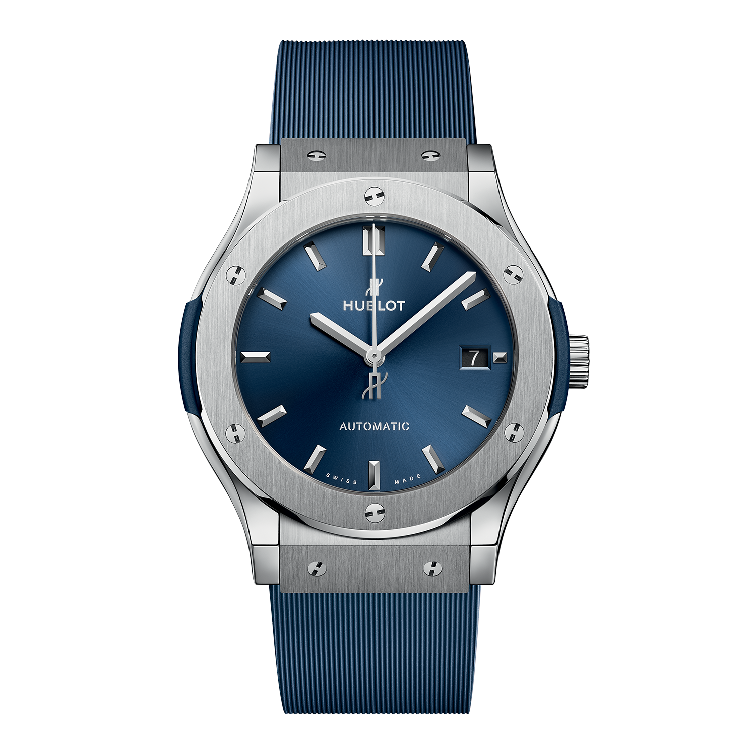 Hublot Classic Fusion Titanium Blue 45 511.NX.7170.RX | Watchdreamer