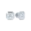 LOEV Eternity Asscher Studs - 2 tcw