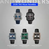 2026 TAG Heuer Novelties at Watches and Wonders.

The Monaco gets two distinct directions this year, both built in grade 5 titanium.

The Monaco Chronograph 39mm brings the 1969 icon back to its essentials. Blue opaline dial, silver subdials, red accents, and the in-house TH20-11 automatic calibre with 80h power reserve. Also available in green and in two-tone steel and 5N gold. The cleanest Monaco since McQueen wore it in Le Mans.

The Monaco Evergraph 40mm pushes the other way. A full technical rethink built around the new TH80-00 calibre, with a flexible chronograph architecture engineered to reduce friction and extend precision. COSC certified, 5Hz, TH-Carbonspring oscillator, and a skeletonised dial that exposes the entire mechanism at work.

Heritage on one wrist. Avant-garde on the other.

#WatchesAndWonders2026 #TAGHeuer #TAGHeuerMonaco