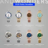 2026 Rolex Novelties at @watchesandwonders.

A century of the Oyster, marked across the entire collection.

The Datejust returns in its purest form. Available in 36 and 41mm, in Oystersteel, Rolesor and Everose, with new dial expressions ranging from green to ombré purple, blue Roman to chocolate diamond. The archetype of the modern wristwatch, refined once more.

The Day-Date 36 enters its boldest chapter yet. White gold and platinum cases paired with a spectrum of dials, from the iconic rainbow baguette to mother-of-pearl, candy pink, deep blue and aventurine. The President bracelet, untouched.

The Oyster Perpetual celebrates 100 years of the Oyster case with new colours, a Jubilee dial, and the signature simplicity that made it a Rolex cornerstone. Available from 28 to 41mm.

The Yacht-Master II returns. A fully redesigned regatta chronograph in Oystersteel and yellow gold, blue Cerachrom bezel, white dial, and the new calibre 4162 powering the programmable countdown.

#WatchesAndWonders2026 #Rolex #RolexDatejust #RolexDayDate