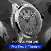 ☄️ Born in space. Armoured in titanium.

For the first time, the Norqain Wild ONE swaps its Norteq carbon top cage for grade 5 titanium. Rawer, more metallic, still built like a tank: 5,000 G and 200 m.

🟢 Skeleton 42 mm: exposed movement, mint green accents, calibre 4K, 65 h power reserve.
⚫ Meteorite 42 mm: iron meteorite dial, full monochrome, 70 h power reserve.

COSC-certified chronometers. A grey Skeleton 39 mm completes the trio.

Discover our Norqain selection 👉 watchdreamer.com

#norqain  #norqainwildone  #titaniumwatch  #meteoritedial