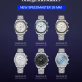 ⭐️Omega reinvents the Speedmaster 38mm
7 new references, one shared DNA: caliber 3330 (or 3332 on the no-date model) and Moonwatch spirit distilled into 38mm.

From the matte black Speedmaster Reduced homage to the mother-of-pearl diamond-bezel version, through the two-tone Moonshine and Sedna Gold editions, every reference keeps the five-link bracelet, Seahorse medallion caseback, and the signature « Dot Over Ninety. »

Starting at 114.-/month. Explore the full lineup at watchdreamer.com 🔗

Which one’s your pick? 👇

#Omega #Speedmaster #Speedmaster38