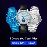 Watch stories you can't miss 👇

1️⃣ Rolex Perpetual Padellone : Annual calendar, moonphase, and a brand-new Dynapulse escapement. A modern take on a cult vintage reference, and one collectors have been waiting on.

2️⃣ IWC Ingenieur 50th Anniversary : Two limited editions celebrating 50 years of Gérald Genta's 1976 design, complete with that iconic brushed silver dial. Price and availability TBA.

3️⃣ Hublot x Jeff Koons : The Balloon Dog sculpture, reimagined as a watch. 3 colorways, 200 pieces per version.

Which one's your favorite? 👀⌚

#watchdreamer #watches #rolex #iwc