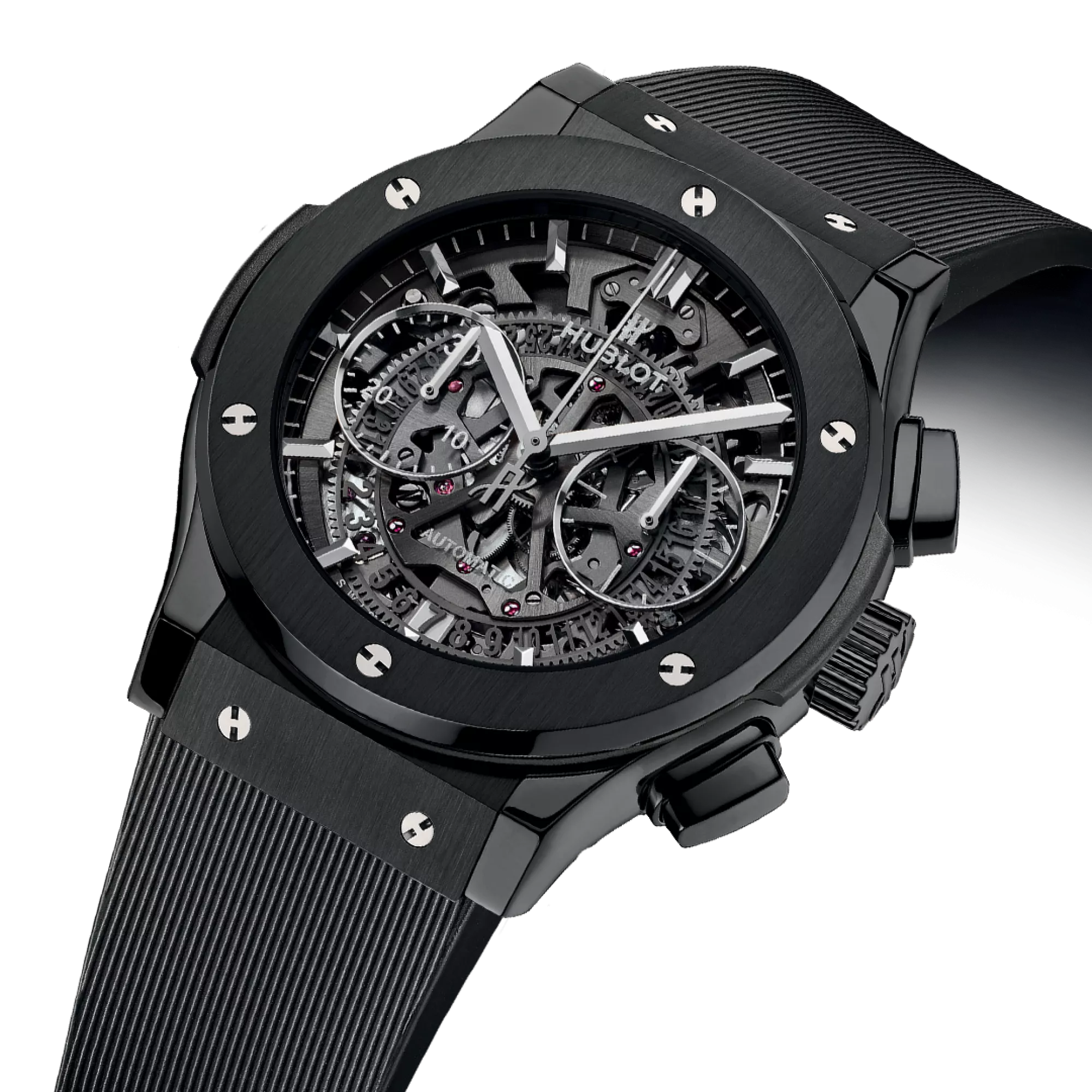 fusion chronograph black ceramic hublot black magic fusion
