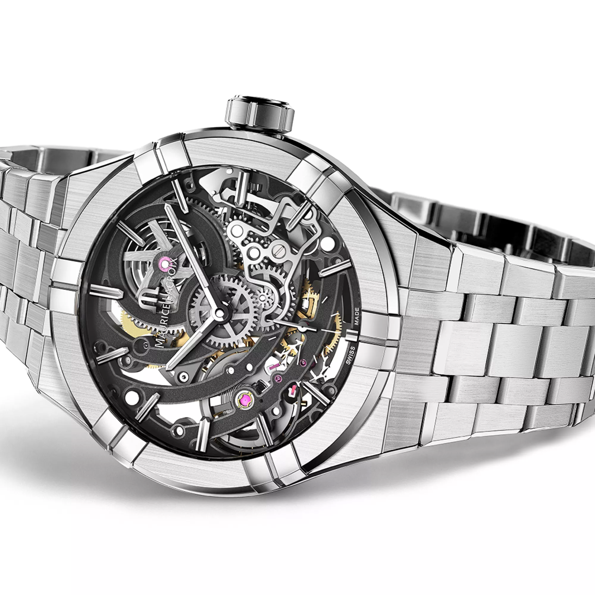 Maurice Lacroix Aikon Skeleton 45mm AI6028-SS002-030-1 | Watchdreamer