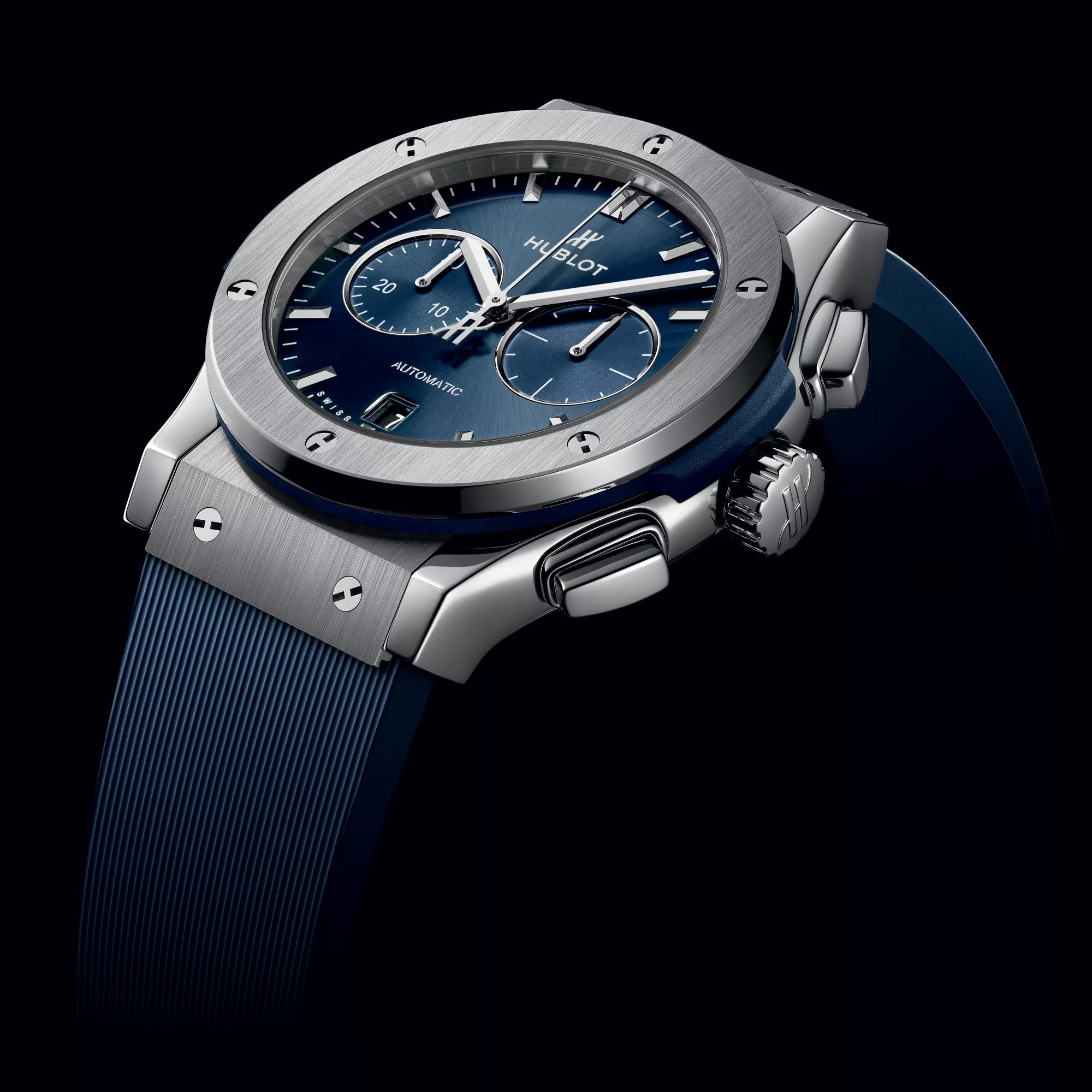 Hublot Classic Fusion Titanium Blue 45mm Watchdreamer