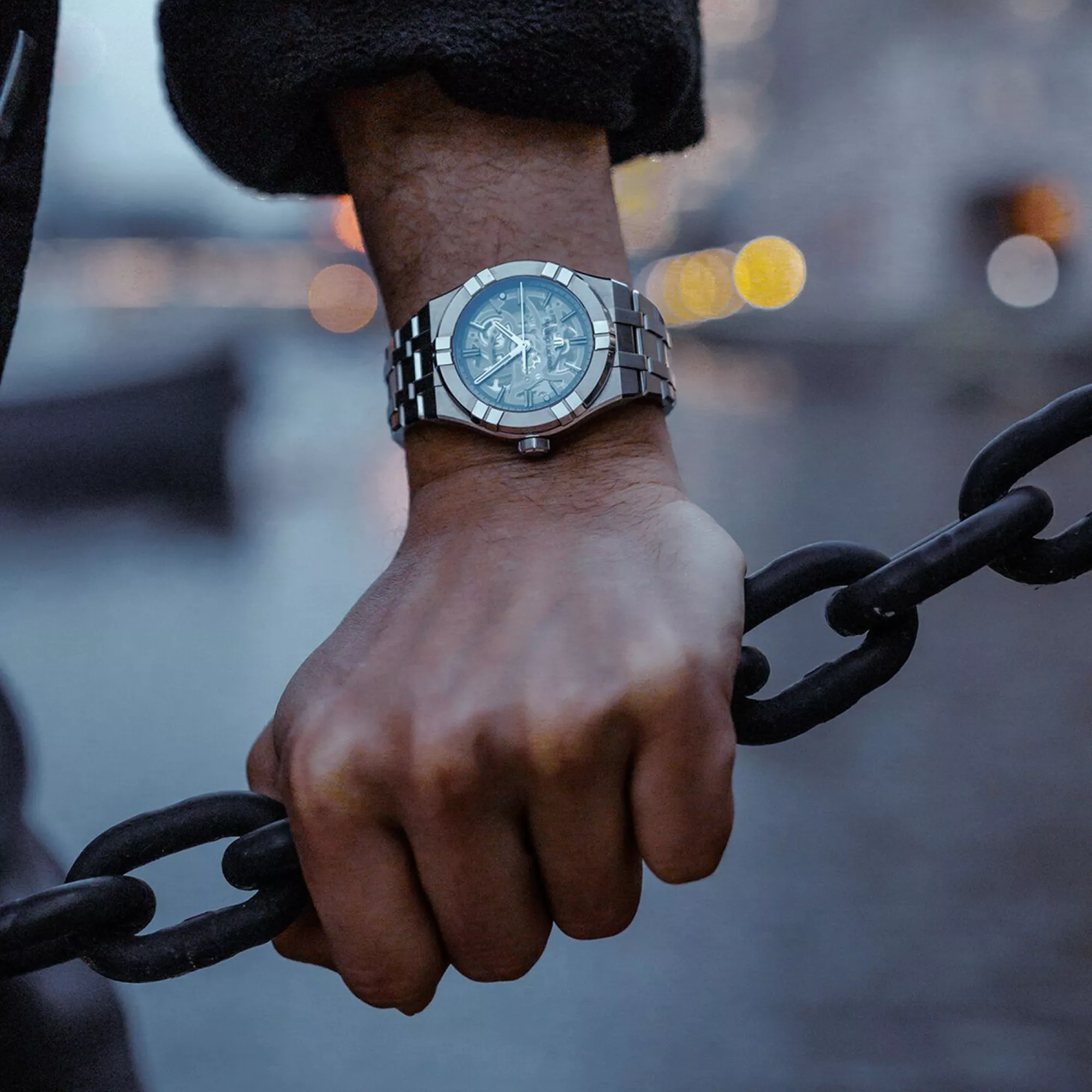 Maurice Lacroix Aikon Skeleton 39mm AI6007-SS002-030-1
