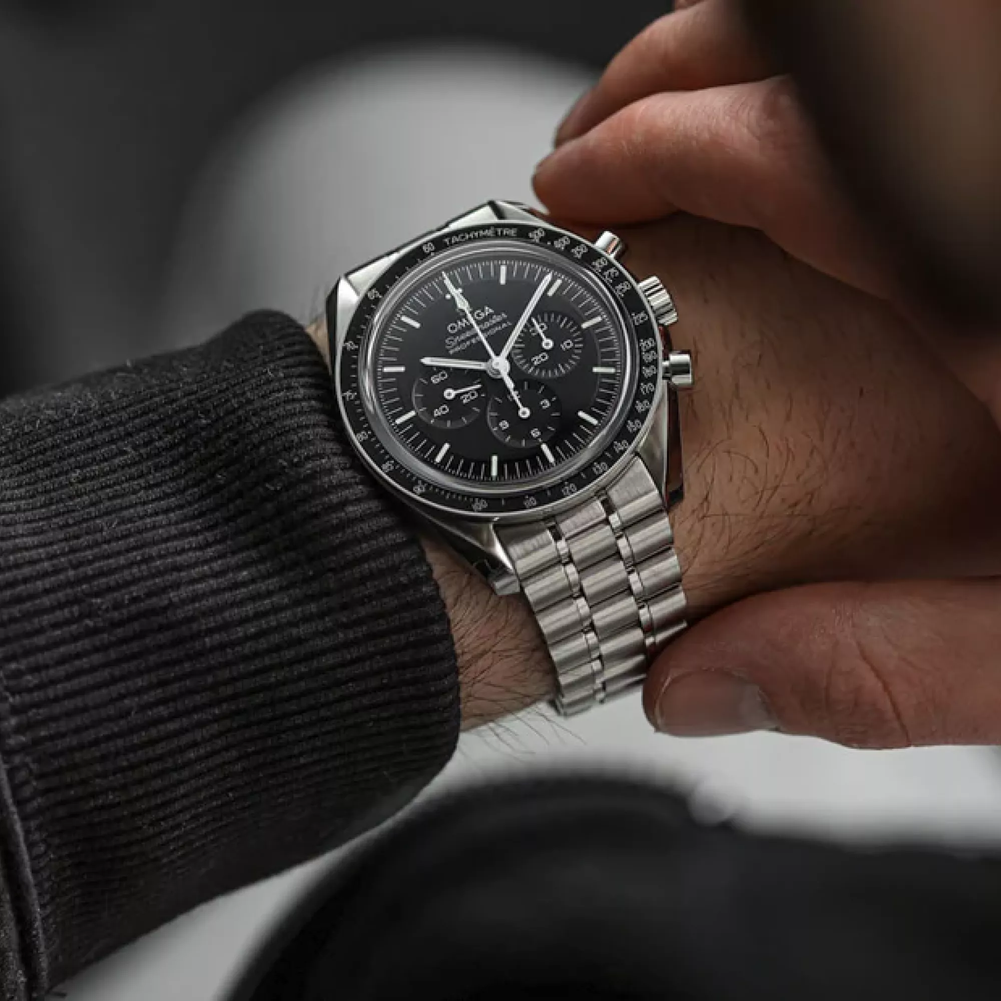 Wrist Omega Moonwatch 44mm Omega Speedmaster Racing Co-Axial