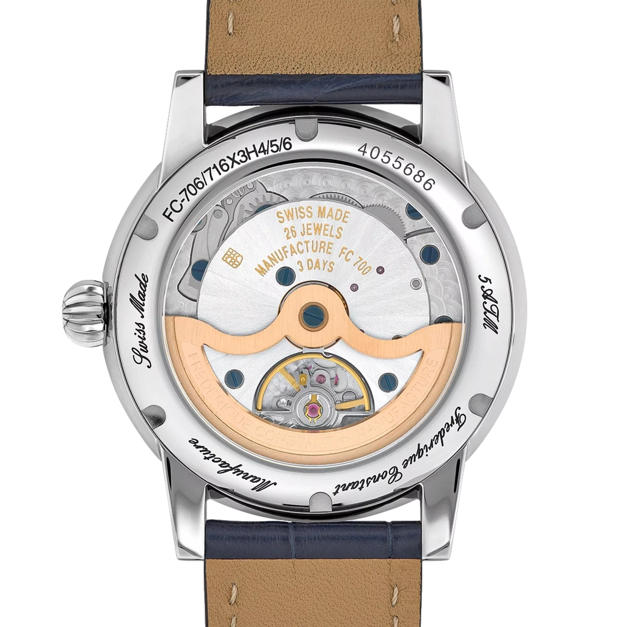 買取り実績  Frederique Constant Manufacture Classic Moonphase Date 時計
