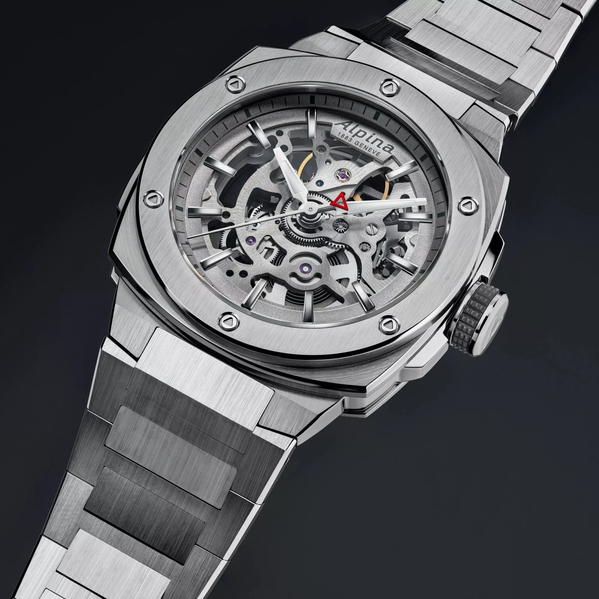 アメトイ。アルビン。 Alpina Alpiner Extreme Skeleton Automatic 40mm AL-520GSKT3AE6B