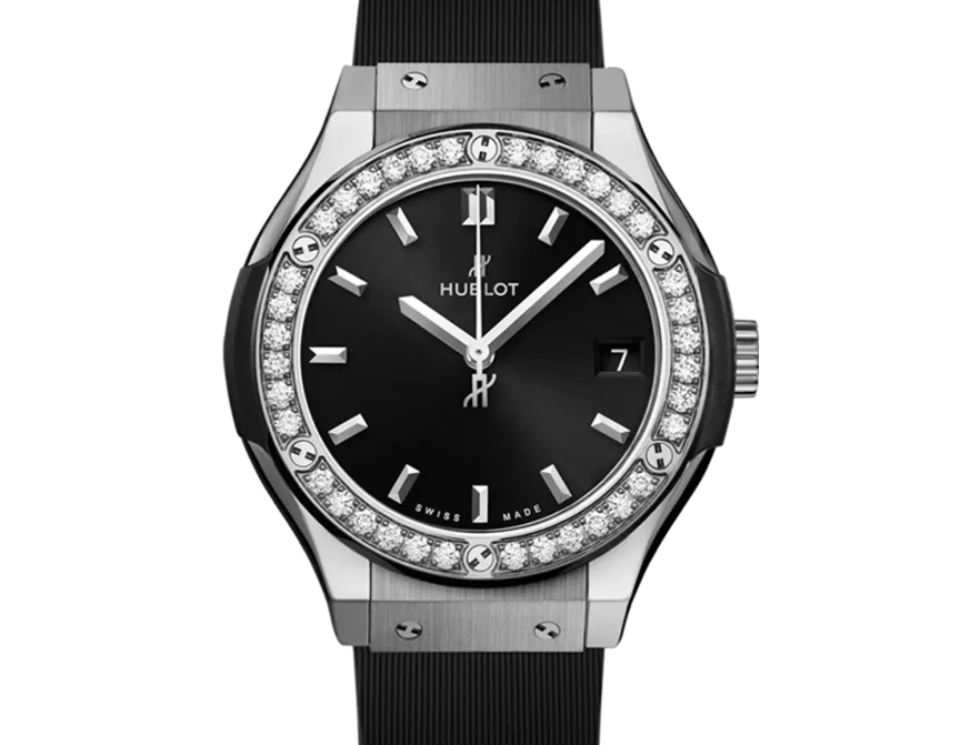Hublot classic fusion titanium diamonds 38mm on sale