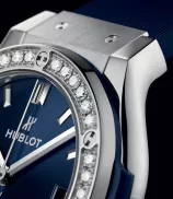 Hublot Classic Fusion Titanium Blue Diamonds