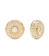 LOEV Toi et Moi Checkerboard Brilliant Button Studs