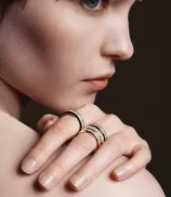 LOEV Eternity Engraved 6mm Diamond Ring