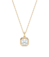 LOEV Eternity Engraved Asscher Pendant