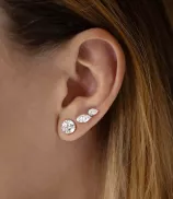 LOEV  The Round Brilliant Stud - 3 tcw