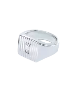 LOEV Eternity Engraved Signet Ring