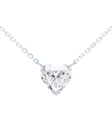 LOEV Floating diamond pendant Heart - 1 tcw