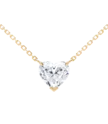 LOEV Floating diamond pendant Heart - 1 tcw