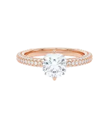 LOEV Pavé Solitaire Ring