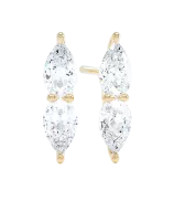 LOEV The Double Pear Stud - 1,6 tcw