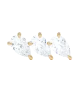 The Triple Pear Stud - 2,2 tcw