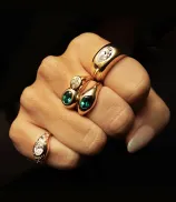 LOEV Curve Diamond Ring