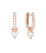 LOEV Allday Heart Drop Diamond Huggies