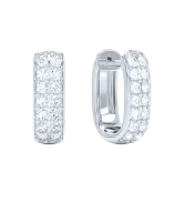 LOEV Allday Diamond Huggies 4mm