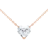 LOEV Floating diamond pendant Heart - 2 tcw