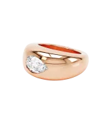 LOEV Curve Diamond Ring