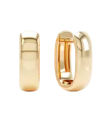 LOEV Allday Polished Huggies 4mm