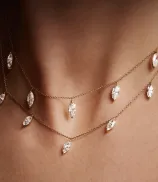 LOEV Marquise Diamond Necklace