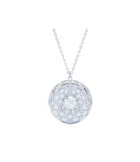 LOEV Toi et Moi Checkerboard Brilliant Medallion