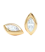 LOEV Curve Marquise Diamond Studs - 1.5ct