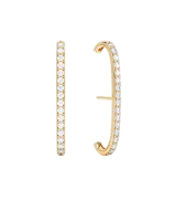 LOEV Allday Diamond Ear Cuffs