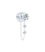 LOEV The Round Brilliant Chain-Linked Stud
