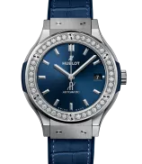 Hublot Classic Fusion Titanium Blue Diamonds