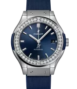 Hublot Classic Fusion Titanium Blue Diamonds
